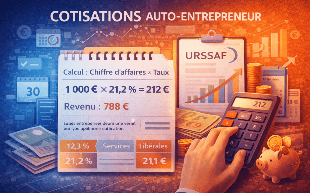Comment calculer ses cotisations auto-entrepreneur