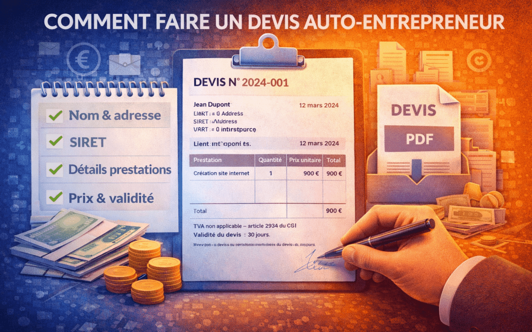 Comment faire un devis auto-entrepreneur (guide complet)