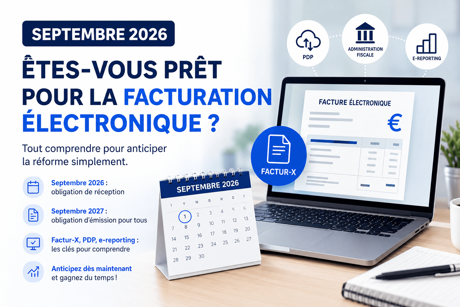 Facturation électronique septembre 2026