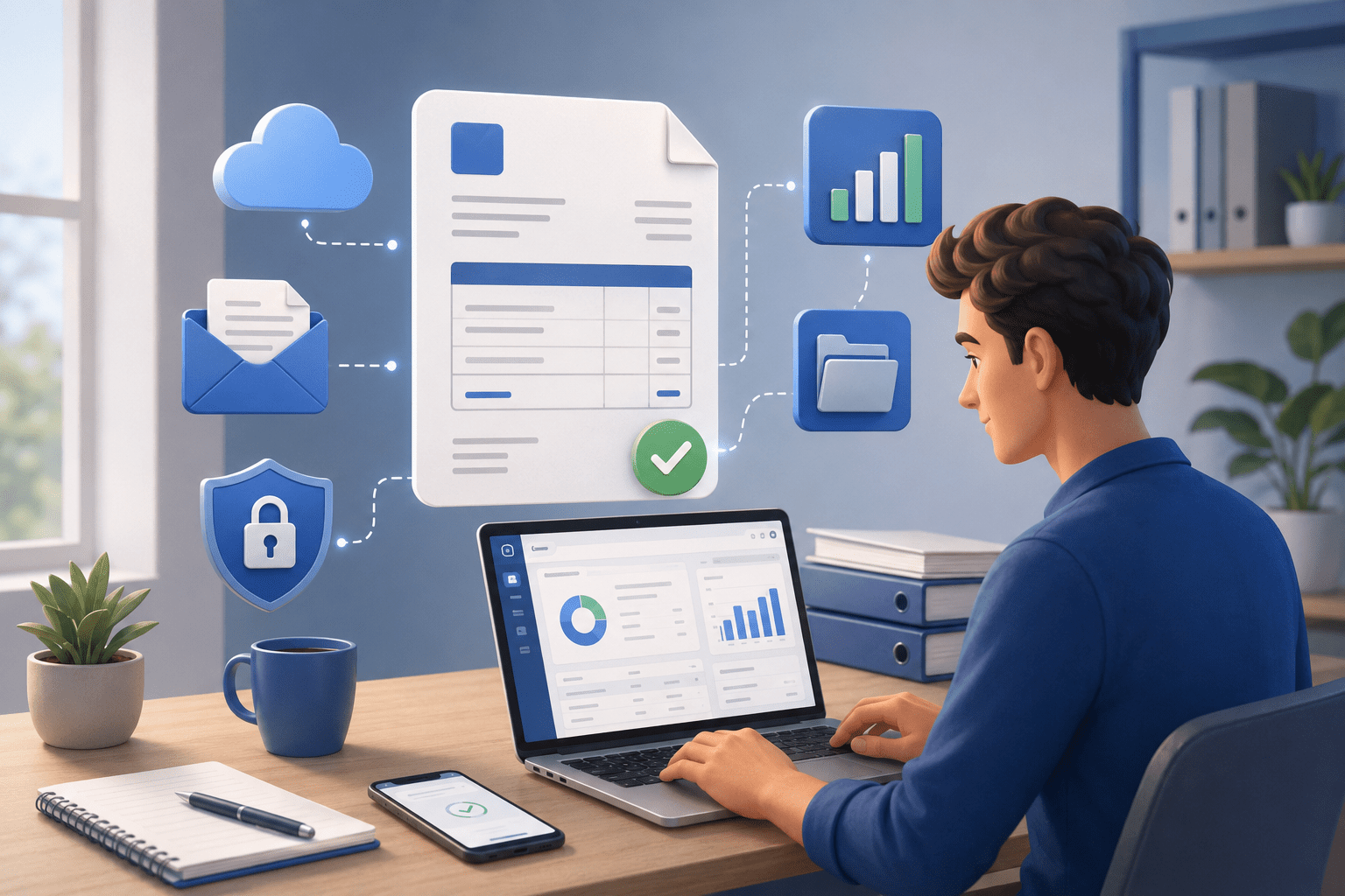 Illustration de l’article « Facturation électronique pour auto entrepreneur : guide complet »